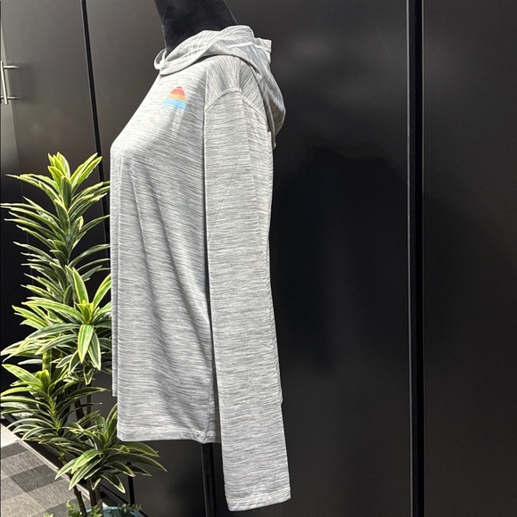 Mountain and Isles Hoodie,pull over,UPF 50 Sun protect,quick dry,stretch,sunrise - Picture 4 of 10